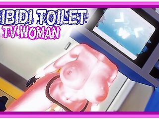 Skibidi Toilet - Tv Woman Awaits You With Car Toon