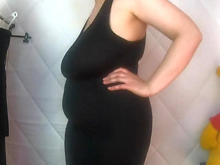 Trying dresses uncensored