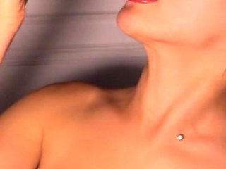 Milking Table with a Beautiful Asian Woman. a Lot of Sperm