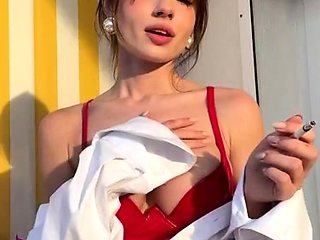 Brunette Solo Webcam Masturbation