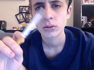 Dyke blows smoke in your face