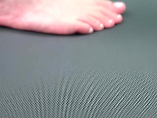 Walking on Treadmill