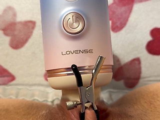 Fucking machine, clip pussy, fuck dildo