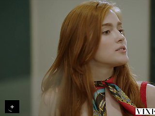 Redhead Jias Hardcore Blowjob, Doggy  Missionary Pounding