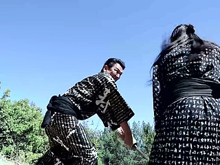 Threesome action with two sexy masseuses