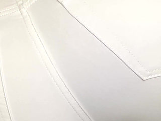 White Jean Couch Fart Destroys