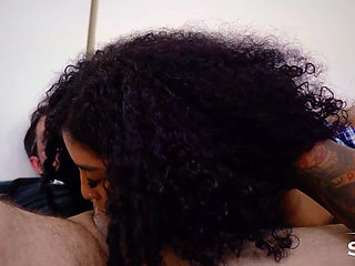 Hot Ebony Girl Takes in the Ass