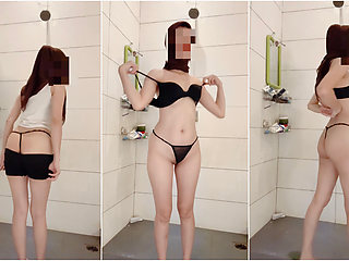 Hot Shower in Malaysian Hijab
