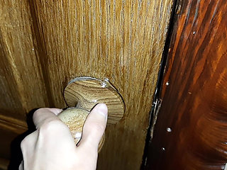 I'm catching on my stepsister masturbating in the toilet