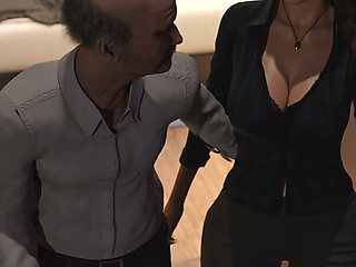 Being a Wife (v1.220p) - P11a - When She Gets the Chance While Her Husband Won’t Be Back for Another 3 Days