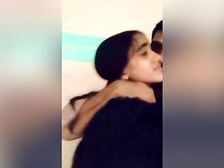 Today Exclusive-cute Paki Chick Boobs Pressing By Lover 1