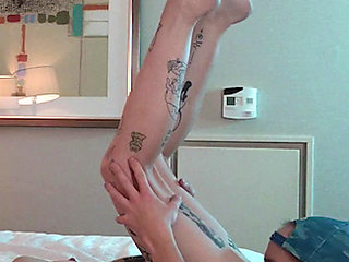 Eating Petite Tatted Teen's Pussy - Compilation 3