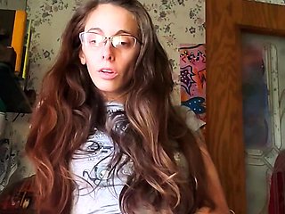 Pale amateur teen brunette Lynn Love