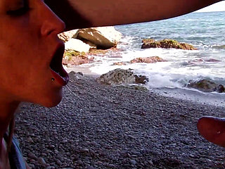 Sexy body big boobs red hair girl pussy fucking...cum in mouth