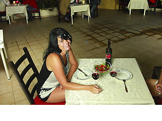 Public Extreme! Hot Licking and Fucking Orgy in a Restaurant