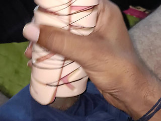 Gujarati boy sillicon pipe use for masturbation hard fucking dick with fully wet