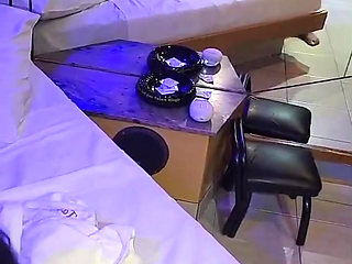 Argentinian asshole meets a bull in a hotel and sends a video to her husband being fucked very hard