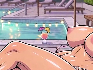 Rich Mature Women in Infinity Pools