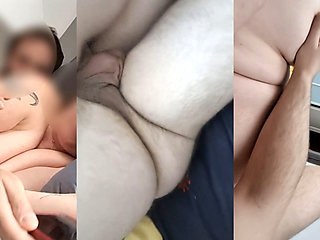 Frustrated Wife Gets Double Creampied by Husband's Best Friend