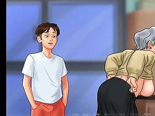 Granny Fucks Giant Cock - Huge Dick 3D Animation