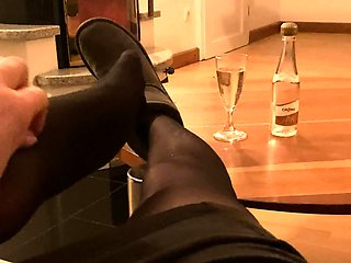 Foot fetish and masturbation