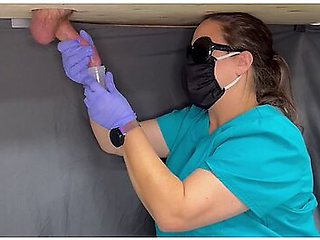 Sperm Bank Nurse Does Her Job Well