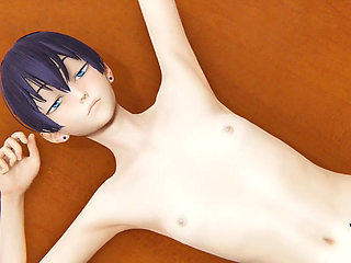 Chainsaw Man Yaoi - Denji Barebak Aki in a Table Kitchen