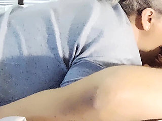 BBW MILF Ramblin Rows Gives Funny Blowjob in Homemade 4K