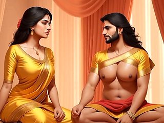 Steamy college hookup with Indian brother, stepsister, and aunty