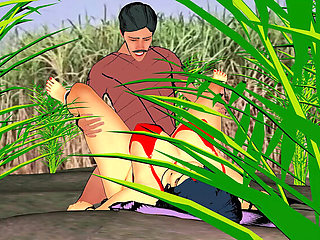 Desi Bhabhi Fucked Hard by Devar in Field - Indian Homemade Teen Sex with Big Cock