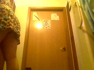 night gown shows all tight pussy and ass