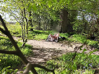 Shagging amongst the blue bells