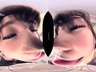Japanese vr beauty shares darkhaired pov sensual thrills