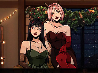 Naruto Shinobi Lord - Part 2 - Sakura and Hinata Special Threesome by Loveskysan