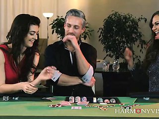 Tina Kay and Tera Links Deep-Throat Poker Prize for Lucky Lutro