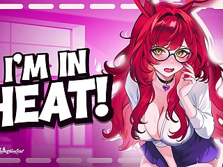 Satiate Breed Me NOW!" Bunnygirl In Warmth is Desperate For Your Jizz - R18 Audio ASMR Anime porn Roleplay