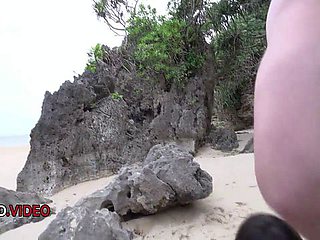 Rocky Beach Bikini Kiss
