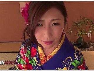 Seductive Kimono-clad Milf Ayumi Shinoda Pleasures With Passionate Bj & More