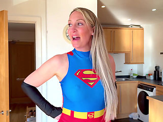 Trapped Heroine Supergirl in Bondage (4k + Bts)
