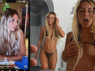 I Caught My Step Bro Watching My Tik Toks.... then He Creampied Me!