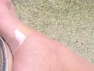 Cumming on My Pretty Nylon Feet