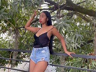 Photo session ends in an outdoor fuck by aronalexax: Blowjob, Doggy  Cowgirl Porn