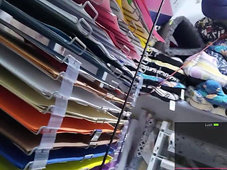 Redhead Orgasm While Shopping with a Remote Vibrator