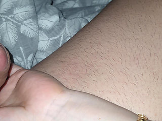 Chubby step son let step mom grab his big dick in erection