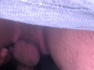 Throwing the sperm on the ground