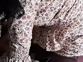 Indian Sister in Law Fuck - Desi Homemade Blowjob & Cowgirl Sex with Big Nipples Close Up