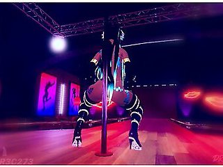 [vrchat] Exotic Pole Dancing - Drink Me