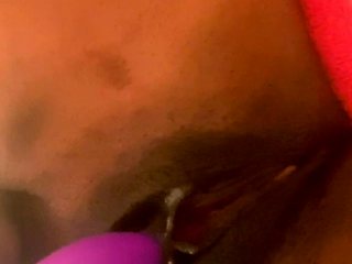 Dildo and pussy close up masturbation