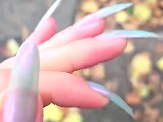 Euro amateur outdoor masturbation