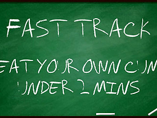 AUDIO ONLY - Eat your own cum under 2 mins